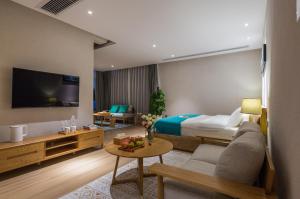 Dali Muhai Island Designer Seaview Manor TV 또는 엔터테인먼트 센터