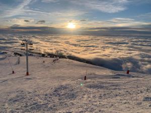 LE RECOIN D'EAUBONNE, charmant 2 pièces pieds des pistes 4 pers Les Balcons de Recoin v zimě