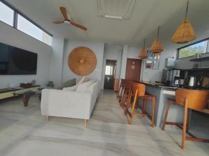 Dapur atau dapur kecil di Harmony Villa, piscine privée à débordement vue mer ! +4 gambar
