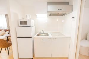 New-built APT at Asakusa-Skytree area with Tranquil block廚房或簡易廚房