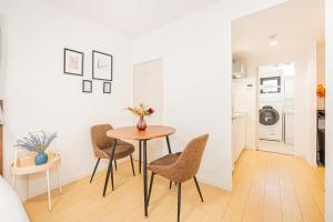 New-built APT at Asakusa-Skytree area with Tranquil block廚房或簡易廚房