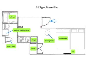 New-built APT at Asakusa-Skytree area with Tranquil block平面圖