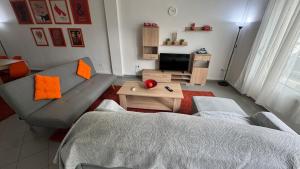 TV a/nebo společenská místnost v ubytování Patras Juliet House