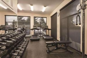 Fitness centrum a/nebo fitness zařízení v ubytování Radisson Hotel & Conference Center Rockford