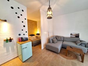 Istumisnurk majutusasutuses Studio Piccola
