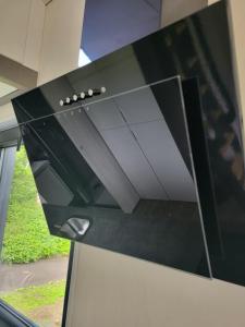 TV a/nebo společenská místnost v ubytování Bigge Elements Tinyhaus 2 "Feuer"