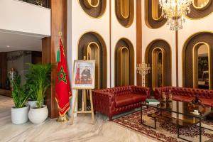 Χώρος καθιστικού στο BRĂAT Hôtel