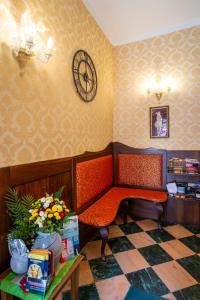 Χώρος καθιστικού στο Hotel Tintoretto