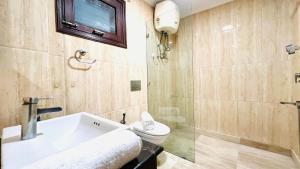 Koupelna v ubytování Olive Serviced Apartments - New Friends Colony