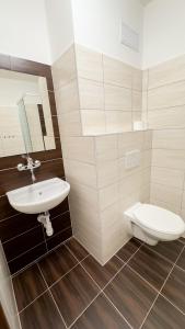 Koupelna v ubytování Nobiles hotel Šternberk