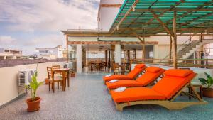 Balkón nebo terasa v ubytování Hotel Flamingo