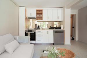 Η κουζίνα ή μικρή κουζίνα στο 2BR Designed Flat In The Center of Buyukada