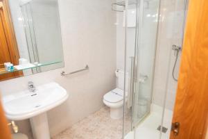 Koupelna v ubytování Hotel PAYRO