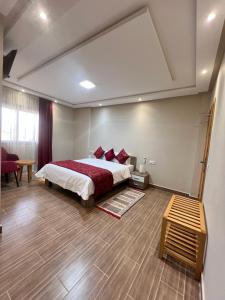 Ferme d'hôtes Bladna Garden客房内的一张或多张床位