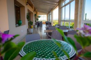 Ferme d'hôtes Bladna Garden的阳台或露台