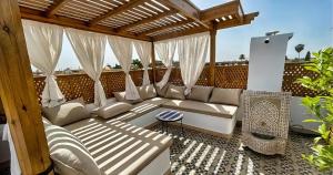 Posezení v ubytování RIAD LUXE LOCATION le GRIZZLY