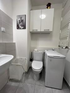 Kúpeľňa v ubytovaní Wileńska Express Apartment + 20 fotografií