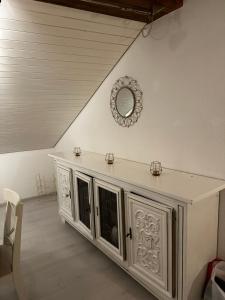 Ein Sitzbereich in der Unterkunft Casa Styner