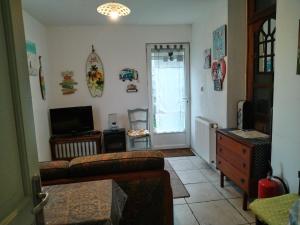 Et opholdsområde på accommodation à la ferme