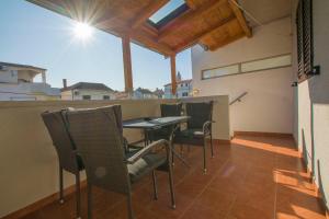 Balkón nebo terasa v ubytování Apartment Grdelin