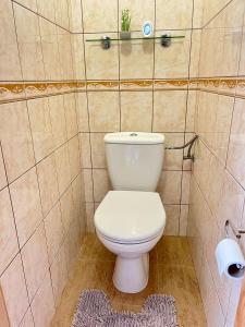 Kúpeľňa v ubytovaní Ubytování Koliba pod Stolovou