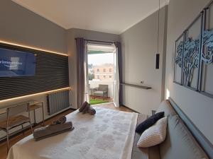 Posezení v ubytování Trastevere Noir