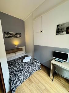 Postel nebo postele na pokoji v ubytování Bovisa House B&B private rooms