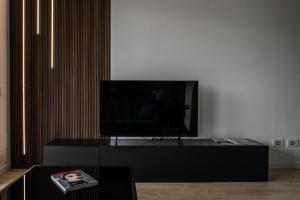 TV a/nebo společenská místnost v ubytování LuxeDesign Apartment
