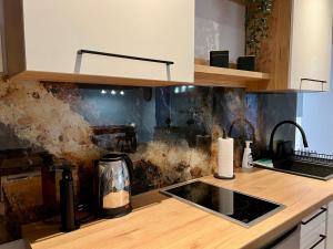 Dapur atau dapur kecil di Apartament 55