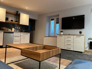 Dapur atau dapur kecil di Apartament 55 +3 gambar