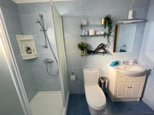Bilik mandi di Star Apt in front Nissi whit Sea View