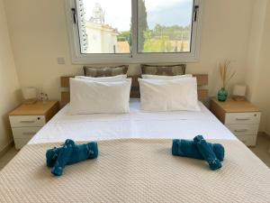 Katil atau katil-katil dalam bilik di Star Apt in front Nissi whit Sea View