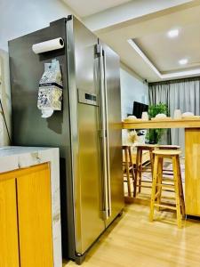 Køkken eller tekøkken på My Muji Homestay I Massage Chair I Wifi 500 Mbps