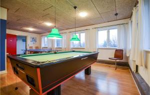 Biliár nebo kulečník v ubytování One-Bedroom Apartment In Ebeltoft