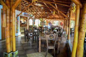 Restaurace v ubytování Hotel Campestre Inaoska Ecospa