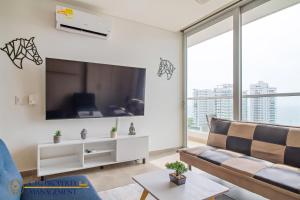Гостиная зона в Salguero Suites, Playa Salguero Santa Marta