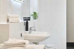 Koupelna v ubytování Charmante Wohnung in Waren by Nordic Homes