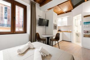 Η κουζίνα ή μικρή κουζίνα στο Stay U-nique Apartments Nosquera