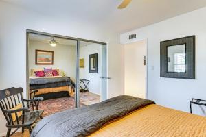a bedroom with a bed and a mirror at Scottsdale Biohack Healthy Dream Retreat! in Phoenix +22 photos