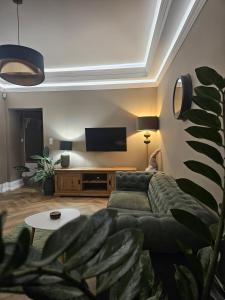 TV a/nebo společenská místnost v ubytování Apartament Twin I