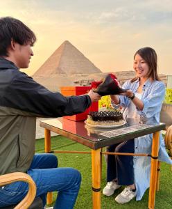 Majutusasutuse Seven Pyramids View Inn külastajad