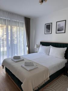 En eller flere senger på et rom på Apartman Little fox Divčibare