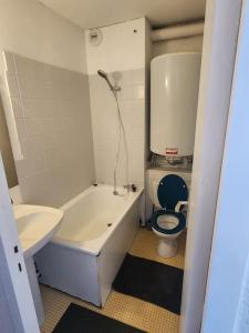 Koupelna v ubytování studio ski aux pieds avec parking couvert