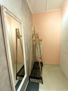 The fitness centre and/or fitness facilities at Bellagio Cool Flat - Private Parking & Rooftop terrace Még 29 kép
