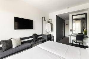 TV a/nebo společenská místnost v ubytování Park Hotel