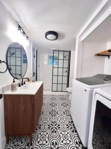 Kuchyň nebo kuchyňský kout v ubytování Costa Bella Barn