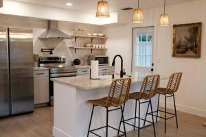 Kuchyň nebo kuchyňský kout v ubytování Costa Bella Barn