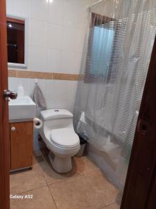 Ένα μπάνιο στο Cabañas privadas Pucon