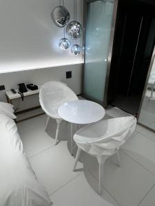 Χώρος καθιστικού στο Lesign Hotel