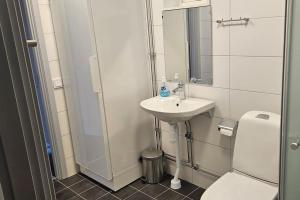 חדר רחצה ב-Bergsgården Lodge Järvsö - Ski In Ski Out med bastu invid Järvsöbacken - OBS!!! BYTESDAGAR ÄR ENDAST TORS O SÖND OBS!!!